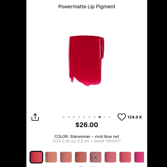 HP! NARS Powermatte Lip Pigment, Star Woman, trial - Picture 2 of 8